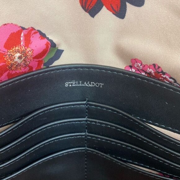 Camo & Floral Bellamy Stella & Dot Clutch Pouch Travel Envelope Bag 12”x8.5” - Picture 5 of 9